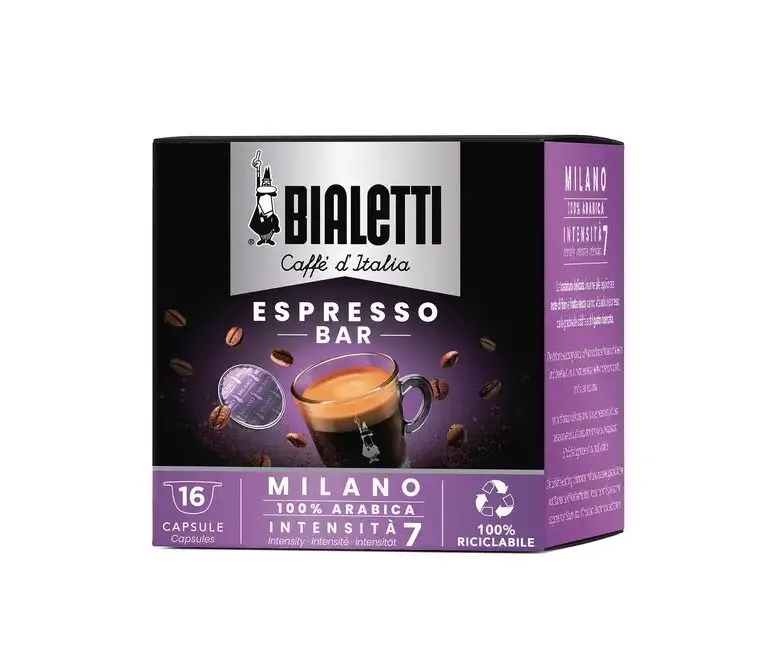 Bialetti Milano Capsule caffè Tostatura leggera 16 pz Economico