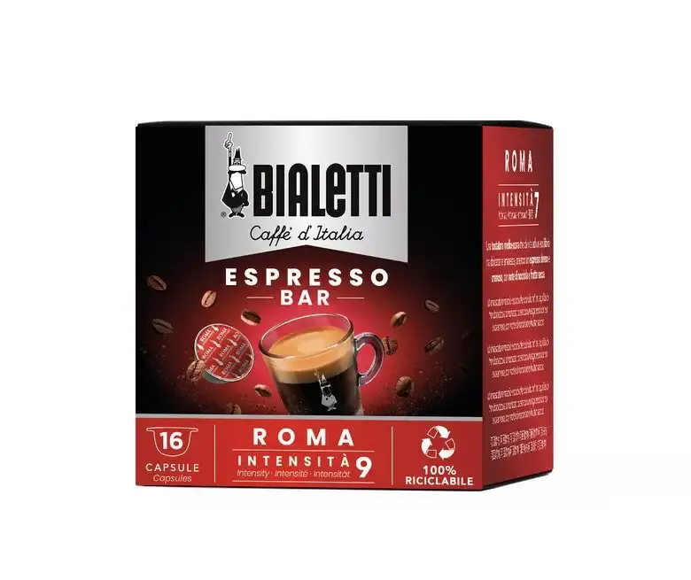 Bialetti Roma Capsule caffè Tostatura scura 16 pz Di Tendenza