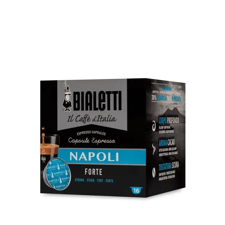 Bialetti 096080073/M capsula e cialda da caffè Capsule caffè Tostatura scura 16 pz Promo Stagionale