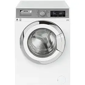 Scelto Dai Clienti Smeg WHT814LSIT lavatrice Caricamento frontale 8 kg 1400 Giri/min Argento, Bianco