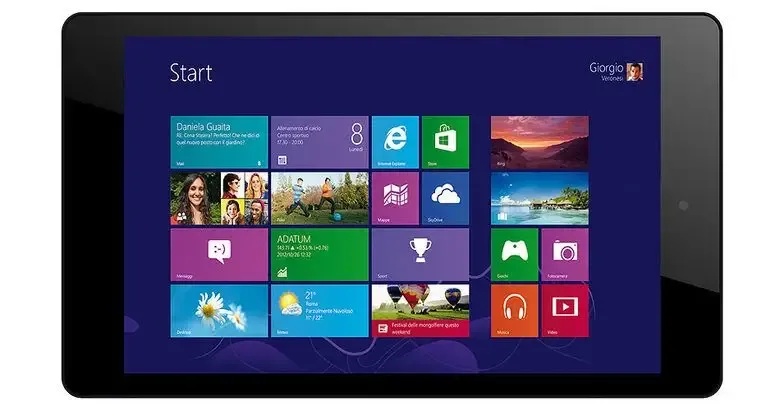 Mediacom SmartPad 8.0 HD iPro W810 3G 16 GB 20,3 cm (8") Intel Atom® 1 GB Windows 8.1 Nero Promo Stagionale