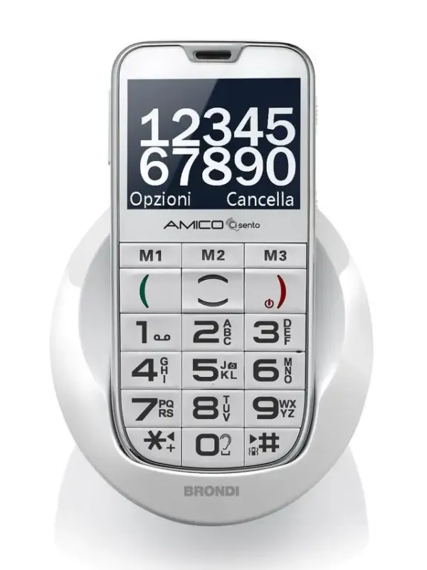 Brondi AMICO CI SENTO 5,84 cm (2.3") Bianco Telefono per anziani Offerta
