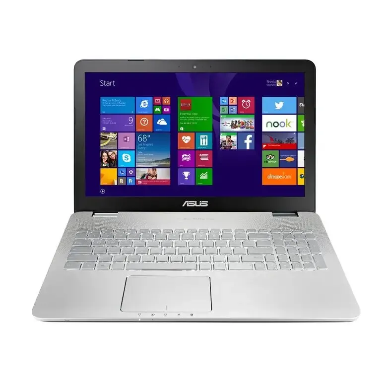Professionale ASUS N551JX-CN043H Computer portatile 39,6 cm (15.6") Full HD Intel® Core™ i7 di quarta generazione 8 GB DDR3-SDRAM 1000 GB HDD NVIDIA® GeForce® GTX 950M Wi-Fi 4 (802.11n) Windows 8.1 Grigio