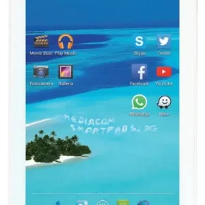 Spedizione Espresso Mediacom SmartPad S2 3G 8 GB 17,8 cm (7") 0,5 GB Android Bianco