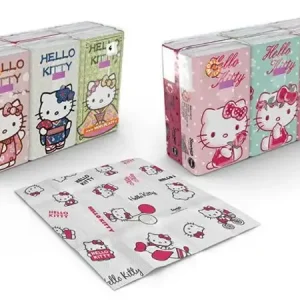 Di Tendenza World Cart HK-HS-14 tovagliolo di carta Multicolore 6 pz