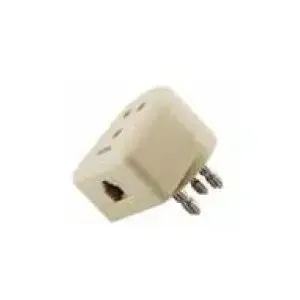 Compra Online nuovaVideosuono 20/17 adattatore per inversione del genere dei cavi SIP 6p4c Bianco