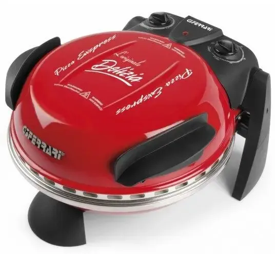 Reso Gratuito G3 Ferrari Delizia macchina e forno per pizza 1 pizza(e) 1200 W Nero, Rosso
