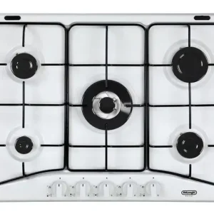 Ultimissimo Modello De’Longhi YBF 57 ASV piano cottura Bianco Da incasso Gas 5 Fornello(i)