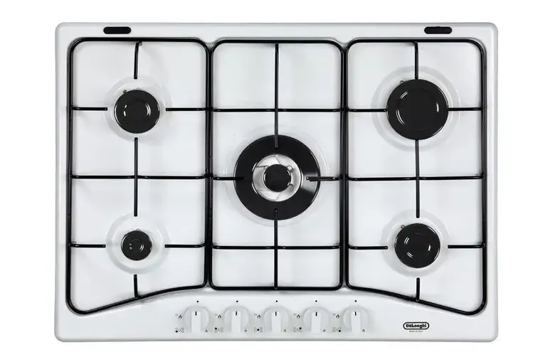 Ultimissimo Modello De’Longhi YBF 57 ASV piano cottura Bianco Da incasso Gas 5 Fornello(i)