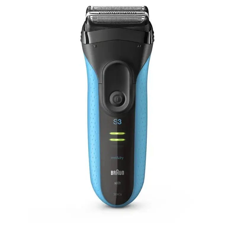 Braun Series 3 ProSkin 3040s Rasoio Barba Elettrico, Nero/Blu Super Prezzo