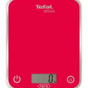 Nuova Collezione Tefal Optiss Rosso Rettangolo Bilancia da cucina elettronica