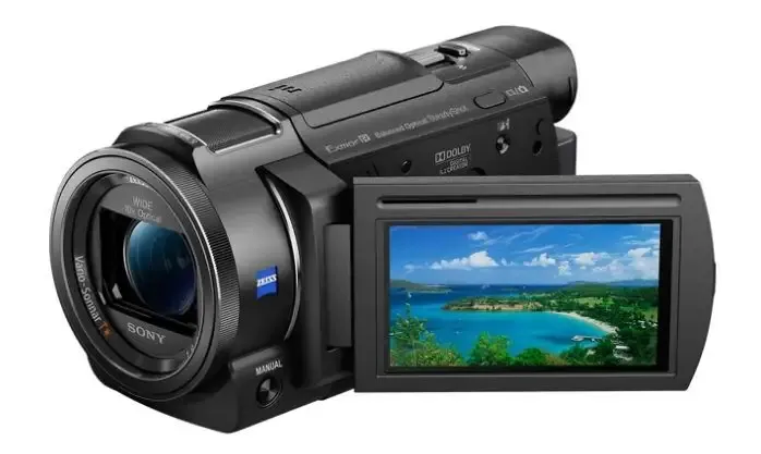 Sony FDR-AX33 Videocamera 4K Ultra HD con Sensore CMOS Exmor R, Ottica Grandangolare Zeiss da 29.8 mm, Zoom Ottico 10x, Stabilizzazione Integrata (BOSS), Nero Ultima Occasione