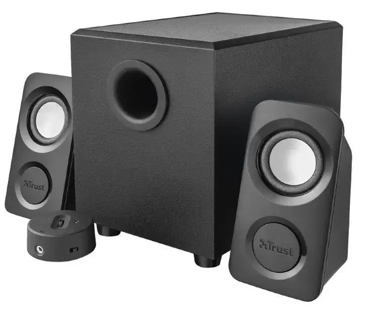 Promo Stagionale Trust Avedo 2.1 14 W Nero 2.1 canali