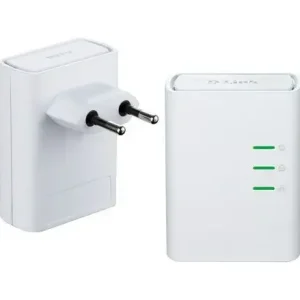 Esclusivo D-Link DHP-509AV adattatore di rete PowerLine 500 Mbit/s Collegamento ethernet LAN Bianco 2 pz