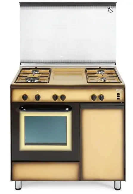 De’Longhi DGK 964 B cucina Piano cottura Gas Marrone, Giallo A Quantità Limitata