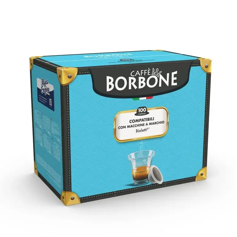 Direttamente Dal Produttore Caffè Borbone Miscela BLU Compatibile Con Bialetti Capsule caffè 100 pz