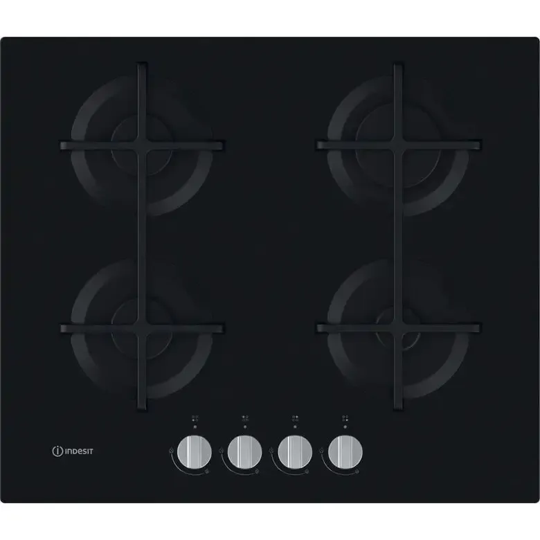 Indesit ING 61T/BK Nero Da incasso 59 cm Gas 4 Fornello(i) Novità