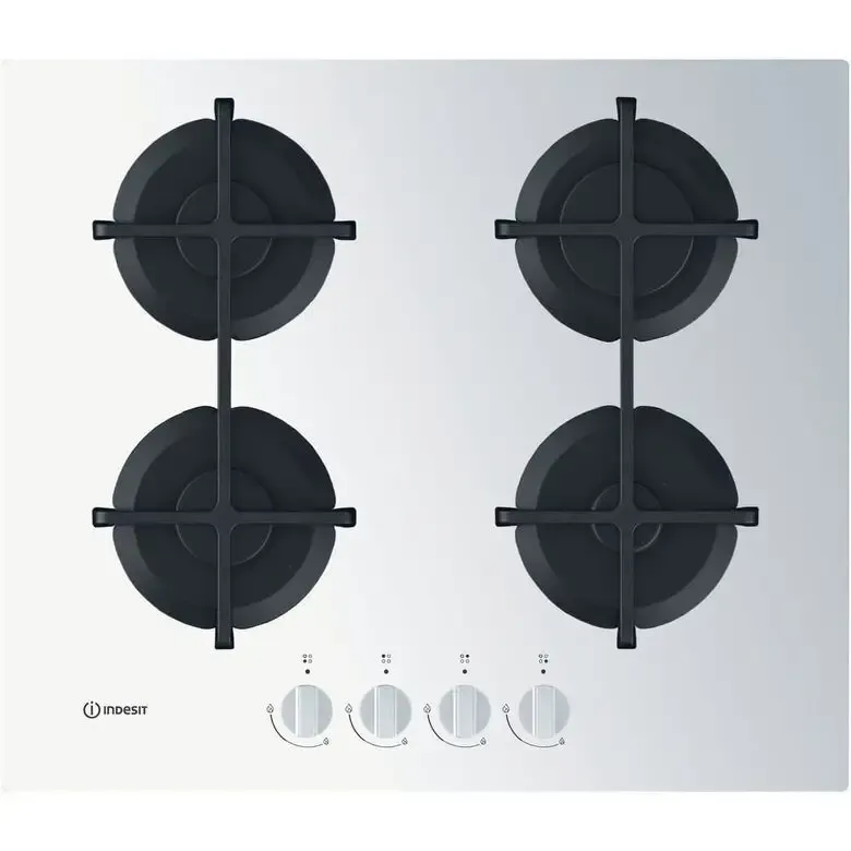Prezzo Conveniente Indesit ING 61T/WH Bianco Da incasso 59 cm Gas 4 Fornello(i)