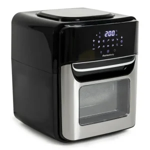 Melchioni 118340034 friggitrice Singolo 12 L Indipendente 1700 W Friggitrice ad aria calda Nero, Stainless steel Occasione