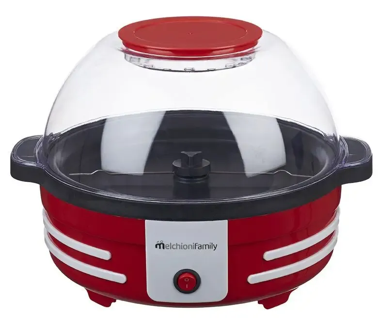 Scelto Dai Clienti Melchioni 118370002 macchina per popcorn Rosso, Trasparente, Bianco 850 W