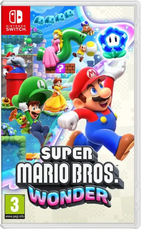 Spedizione Espresso Nintendo Super Mario Bros. Wonder Standard Tedesca, DUT, Inglese, ESP, Francese, ITA, Giapponese, Coreano, Portoghese, Russo Nintendo Switch