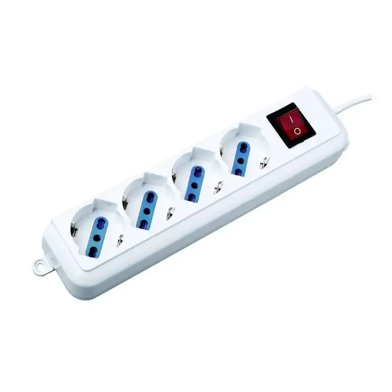 nuovaVideosuono 80179N prolunghe e multiple 1,5 m 4 presa(e) AC Interno Bianco Saldi