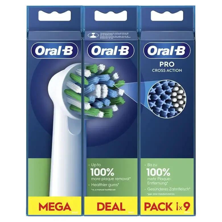 Oral-B CrossAction 9 pz Bianco Popolare