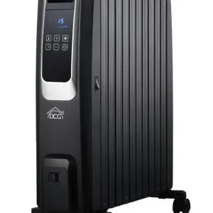 Offerta Del Giorno DCG Eltronic RA2910D stufetta elettrica Interno Nero 2500 W Riscaldatore ambiente elettrico a olio