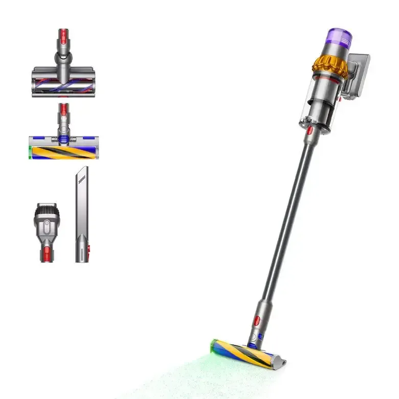 Dyson V15 Detect Absolute aspirapolvere senza filo Nichel/Giallo Soddisfatti O Rimborsati