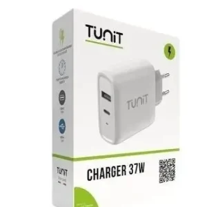 Consegna Rapida TUNIT TTWCPD37 Caricabatterie per dispositivi mobili Smartphone, Tablet Bianco AC Ricarica rapida Interno
