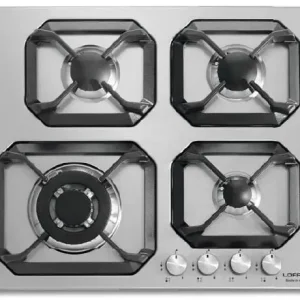 Lofra HLS6G0 Piano Cottura Stainless steel Da incasso Gas 4 Fornello(i) Professionale