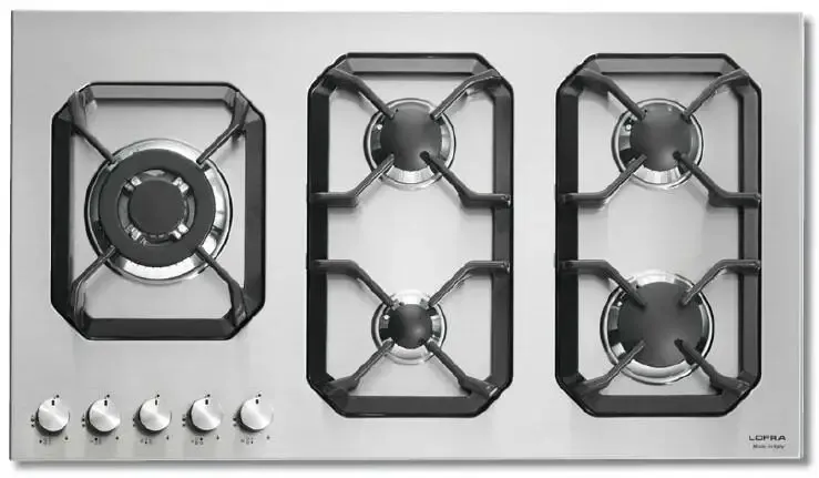Lofra HLS9B0 Piano Cottura Stainless steel Da incasso Gas 5 Fornello(i) Vendita Finale