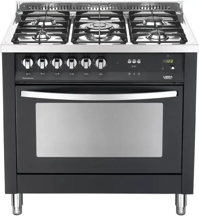 Lofra PNMG96MFT/C Cucina Gas Nero A Esclusivo