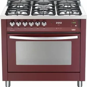 Lofra PRG96GVT/C Cucina Piano cottura Gas Borgogna A Popolare