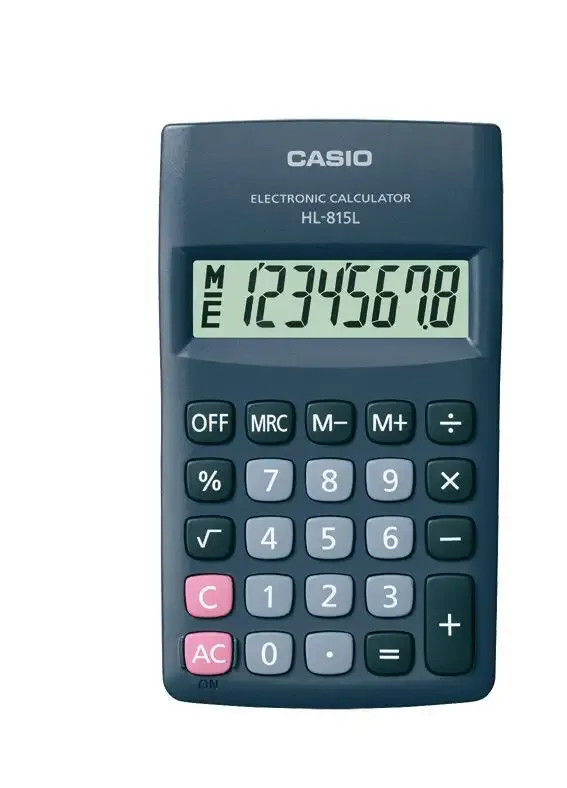 Più Venduto Casio HL-815L calcolatrice Tasca Calcolatrice di base Nero