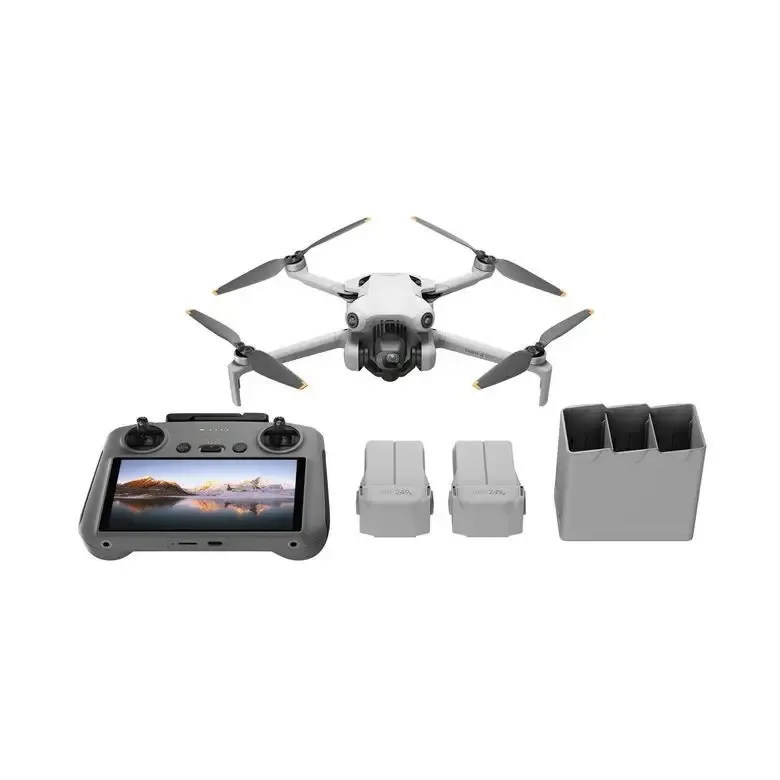 DJI Mini 4 Pro Fly More Combo (RC 2) Drone 4 rotori Quadrirotore 48 MP 3840 x 2160 Pixel 2590 mAh Nero, Bianco Ordina Subito