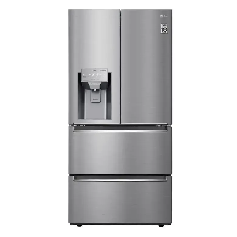 Professionale LG GML643PZ6F Frigorifero Multidoor Slim, Classe F, 517L, Dispenser con UVnano, Wi-Fi, Inox
