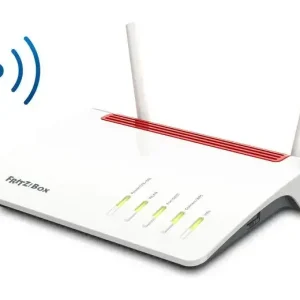 FRITZ!Box Box 6890 LTE router wireless Gigabit Ethernet Dual-band (2.4 GHz/5 GHz) 4G Rosso, Bianco Di Tendenza
