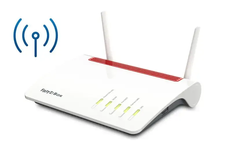 FRITZ!Box Box 6890 LTE router wireless Gigabit Ethernet Dual-band (2.4 GHz/5 GHz) 4G Rosso, Bianco Di Tendenza