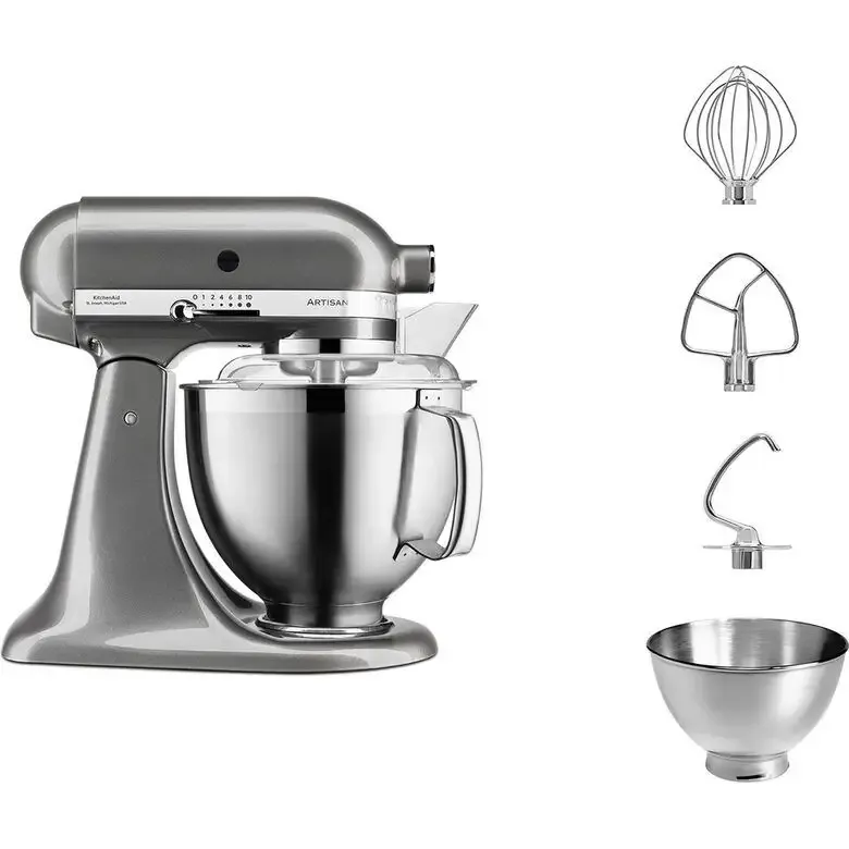 KitchenAid Artisan 5KSM185PS impastatrice planetaria 300 W 4,8 L Argento Super Prezzo