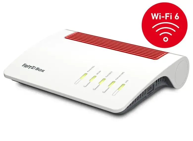 FRITZ!Box 7590 AX router wireless Gigabit Ethernet Dual-band (2.4 GHz/5 GHz) Bianco Nuova Collezione