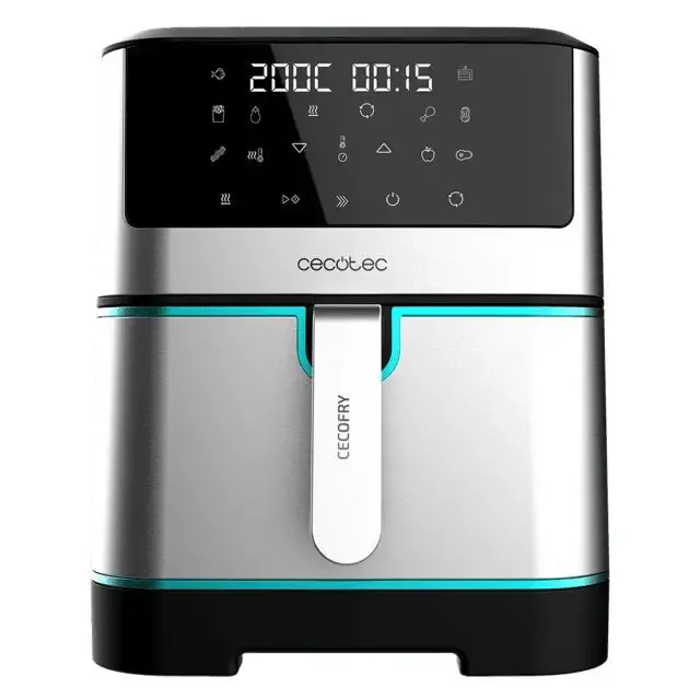 Cecotec 04984 friggitrice Singolo 8 L Indipendente 1800 W Friggitrice a basso contenuto di grassi Nero, Stainless steel Promozione