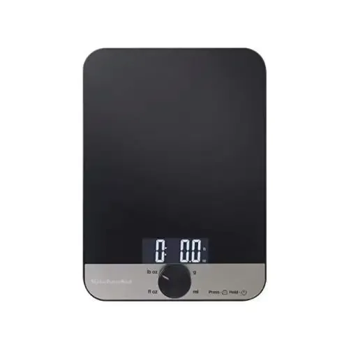 KitchenAid KQ908G bilancia da cucina Nero Superficie piana Rettangolo Bilancia da cucina elettronica Subito Disponibile