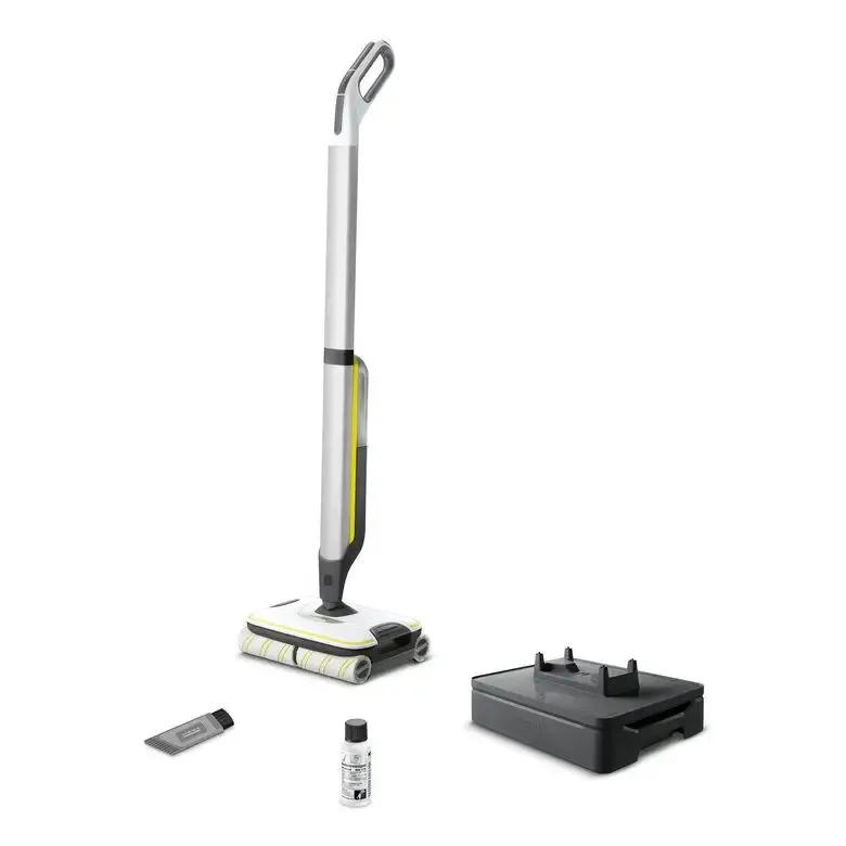 Kärcher FC 7 CORDLESS Electric broom Batteria Bagnato Senza sacchetto Nero, Bianco, Giallo 2,85 Ah Novità