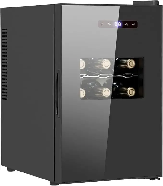 Nuovo Arrivo Cecotec 1530 Black Cantinetta Vino Con Compressore Libera Installazione 15 Bottiglie Temperatura Regolabile 5/18