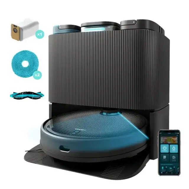 Cecotec Conga 11090 Spin Revolution Home&Wash con base auto-svuotante, auto-pulizia e asciugatura Spedito Oggi