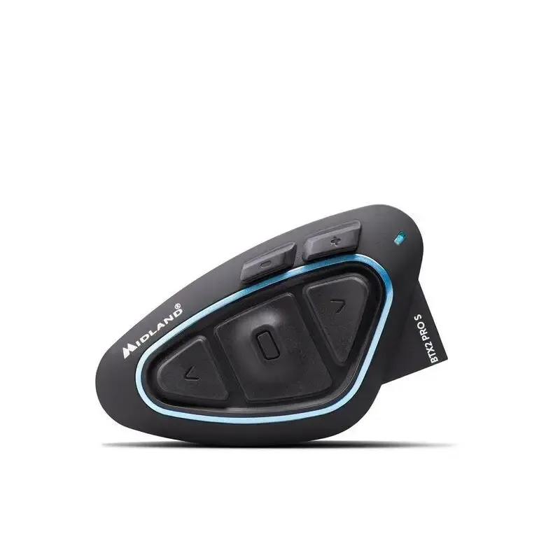 Midland BTX2 Pro S interfono da moto 1200 m Nero, Blu 1 pezzo Miglior Prezzo