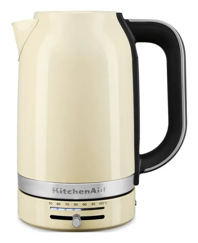 Saldi KitchenAid 5KEK1701EAC bollitore elettrico 1,7 L 2400 W Nero, Crema, Acciaio inox