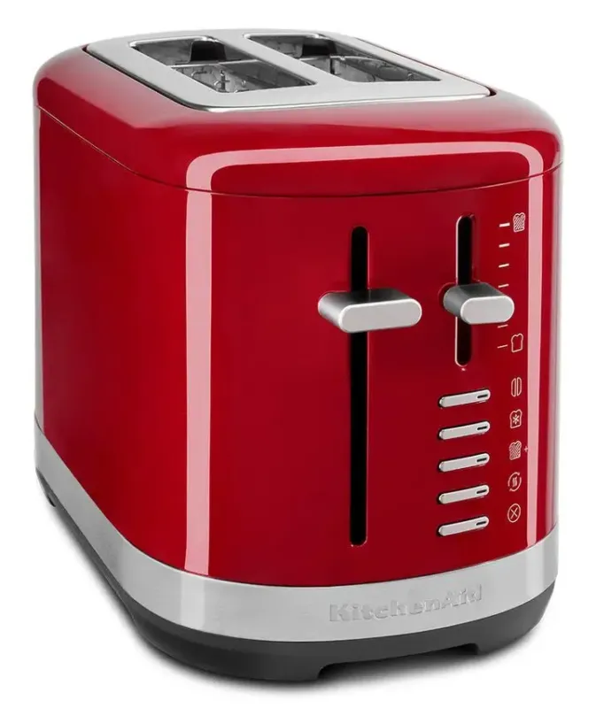 Di Tendenza KitchenAid 5KMT2109EER 7 2 fetta/e 980 W Nero, Rosso, Acciaio inox