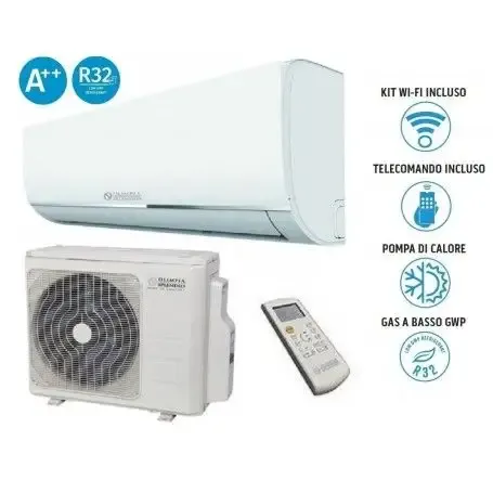 Bestseller Olimpia Splendid OS-C/SEMLH12EI Mystral E Condizionatore Fisso Inverter 12 Fisso Gas R32 12.000 btu/h, A++/A+